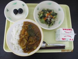 7月19日の給食の写真