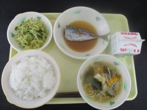 9月1日の給食の写真