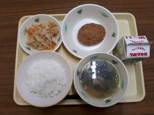 9月4日の給食の写真