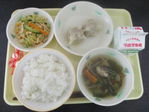 9月20日の給食の写真