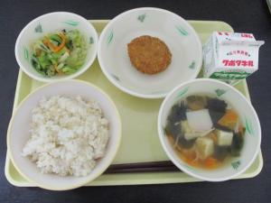 10月16日の給食の写真