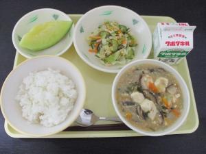 10月17日の給食の写真