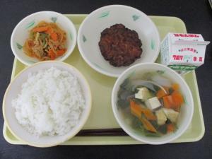 10月20日の給食の写真