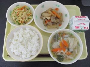 10月25日の給食の写真