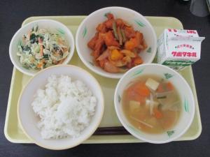 10月30日の給食の写真