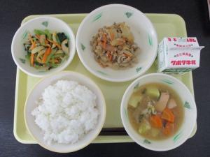 11月2日の給食の写真