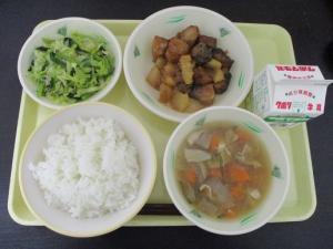 12月1日の給食の写真