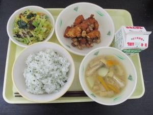 1月30日の給食の写真