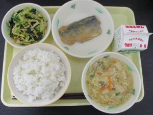 2月21日の給食の写真