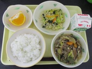 2月26日の給食の写真