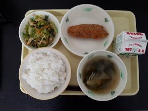 4月17日の給食の写真